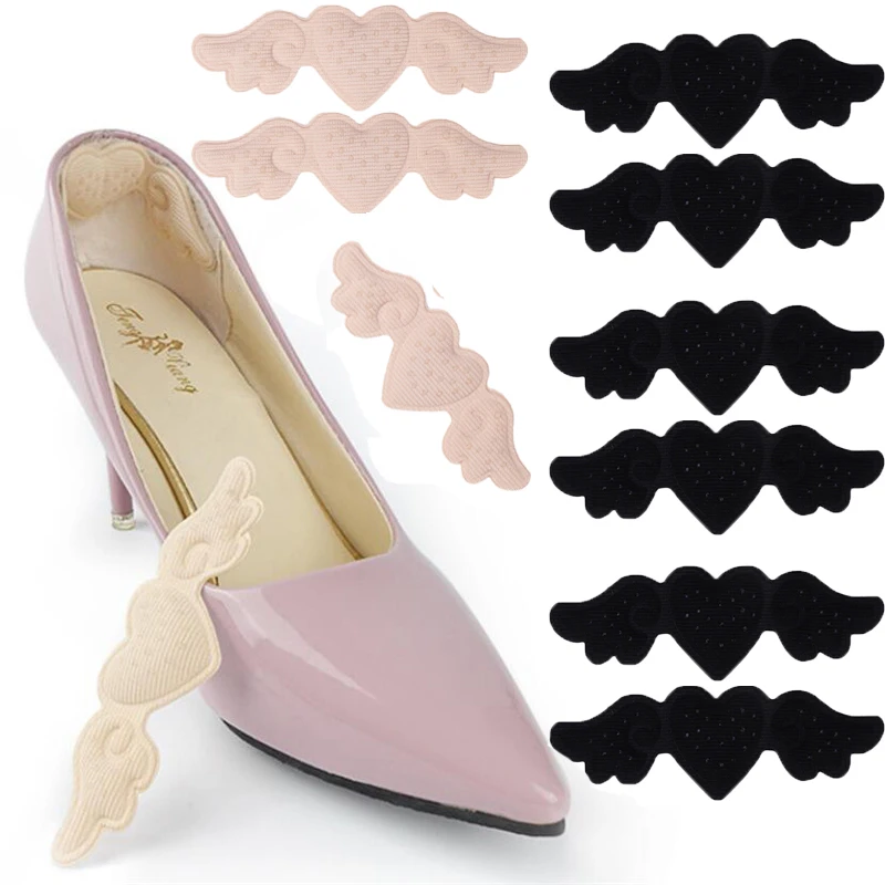 1-10Pairs Heel Insoles Adjust Sizing Adhesive Sponge Insole Patch Women Men Anti-wear Cushion Pads for Shoes High Heel Feet