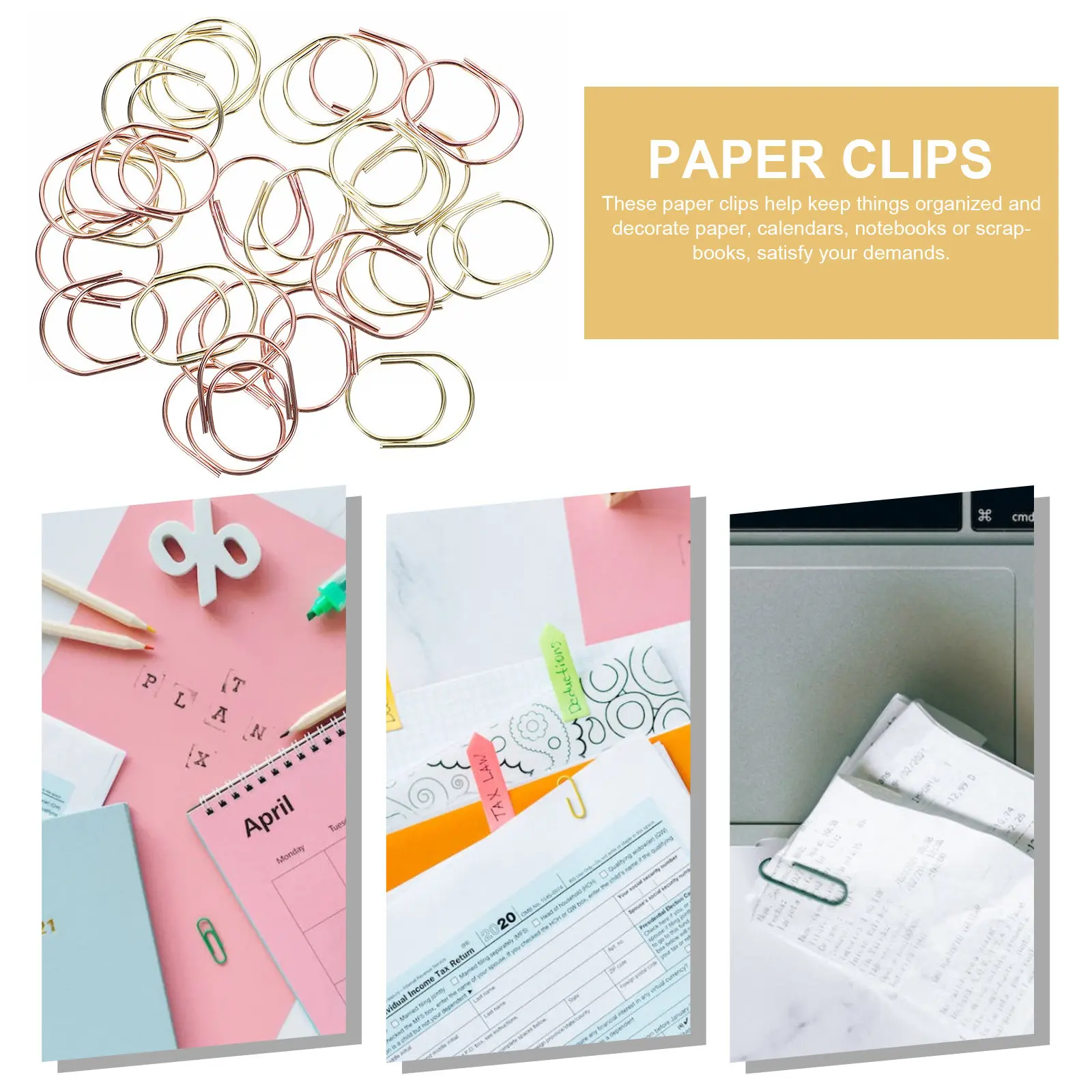 24Pcs 미니 저널 종이 클립 금속 크리 에이 티브 모양의 북마크 클립 귀여운 문서 홀더 사무실 연구 장식 소형