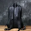 NZPJ Leather Men's Backpack Natural Cowhide Large Capacity Travel Bag Outdoor Schoolbag Business Computer Bag For 15 Inch Laptop 3