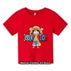 New One Pieces Tshirt Kids Fans Gift Clothing Girls Tshirt Baby Boys Luffy T-shirt Summer Short Sleeve Cotton Casual Anime Top 5