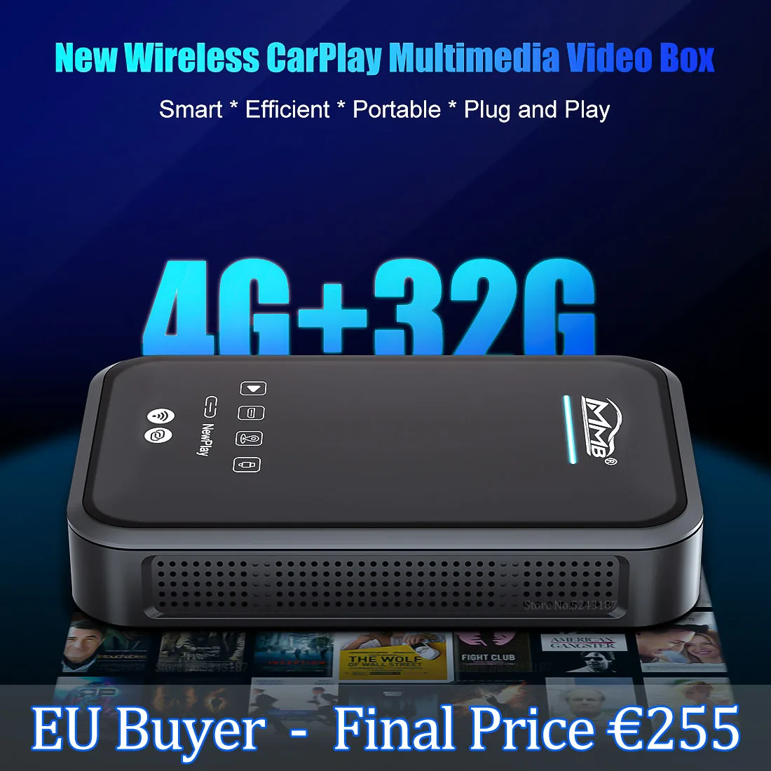 

MMB Android 11 CarPlay MMB 11 MMB Box Smart Multimedia Box CarPlay AI Box CarPlay for YouTube Netflix