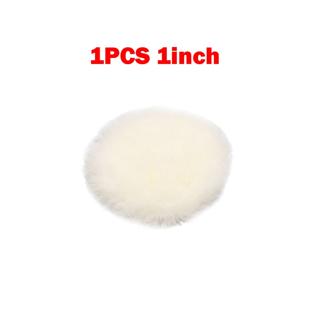 Polish Pad Polishing Disc Pure Wool Replace Accessories Buffer Polisher Care Tools Disc Polishing Pad Washable Waxing