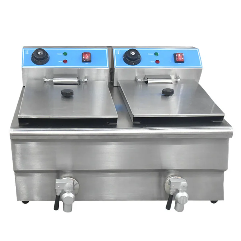 

Fryer Commercial Large Capacity String French Fries Frying Machine Stainless Steel Chicken Shop Kitchen Equipment Fried Oven