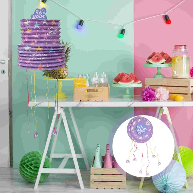 Pinata String Lantern Party Birthday Supplies Mini Mexican Shower Baby  Rainbow Piñata Down Decorations Star Diy Theme Game - AliExpress
