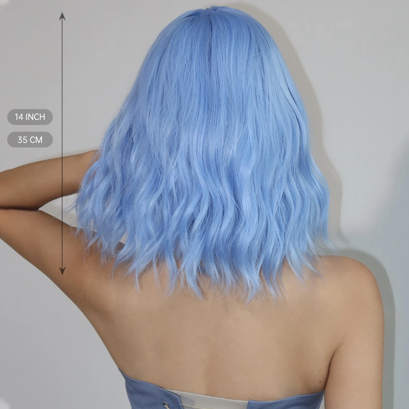 Рисунок 3 - HAIRCUBE Короткие Голубые вьющиеся