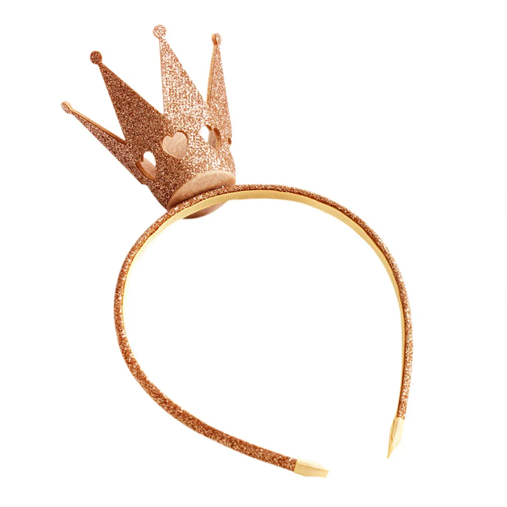 

Crown Headband Shiny Birthday Headband New Year Headband Gold Party Headband Queen Of Hearts Crown Birthday Crown For