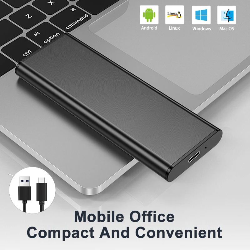 M.2 NGFF SATA SSD Enclosure M2 to USB Type C 3.1 External SSD Adapter 5Gbps Tool-Free Enclosure for NGFF 2230/2242/2260/2280 SDD