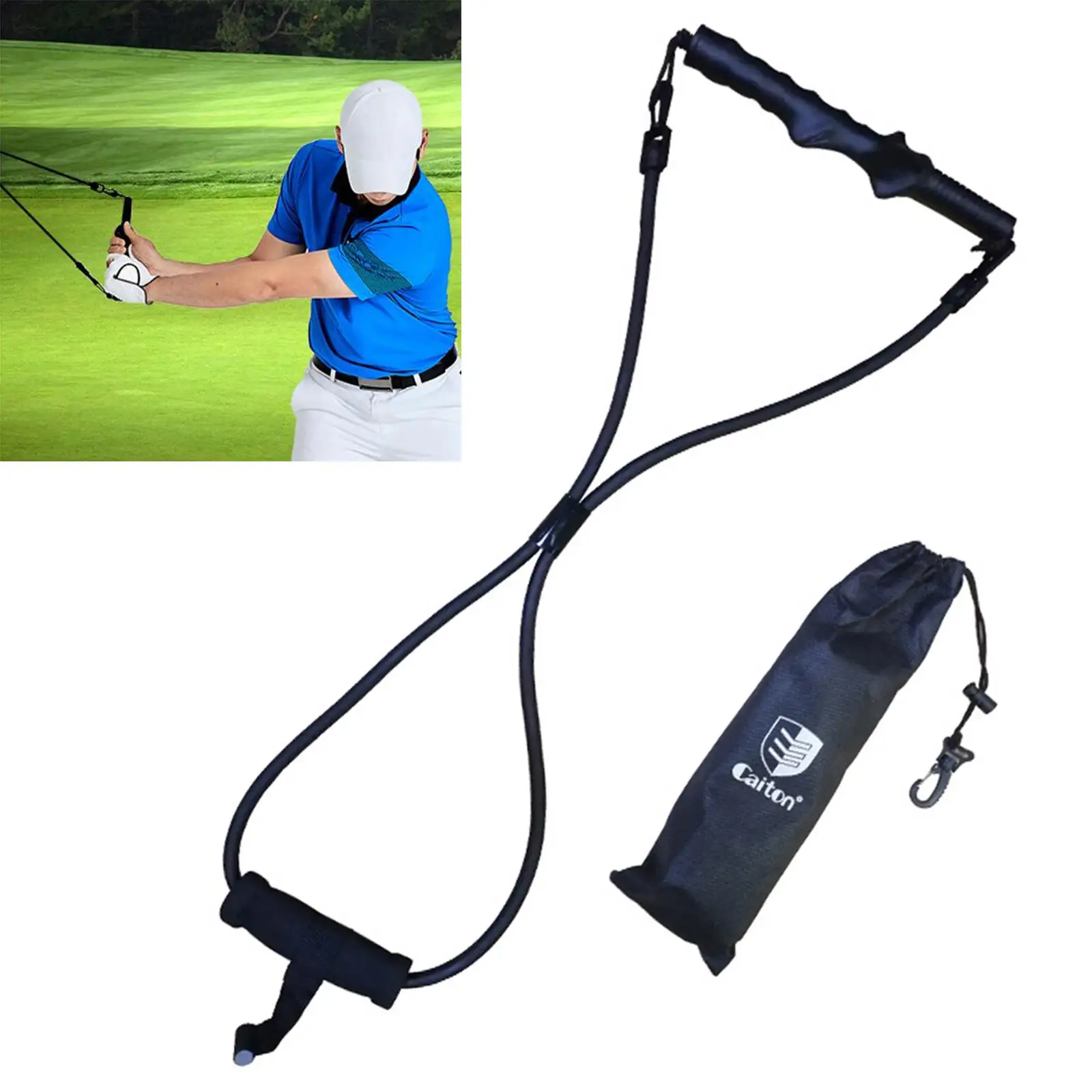 Premium Golf Swing Resistance Bands Swing Tension Band Training Rope Training
