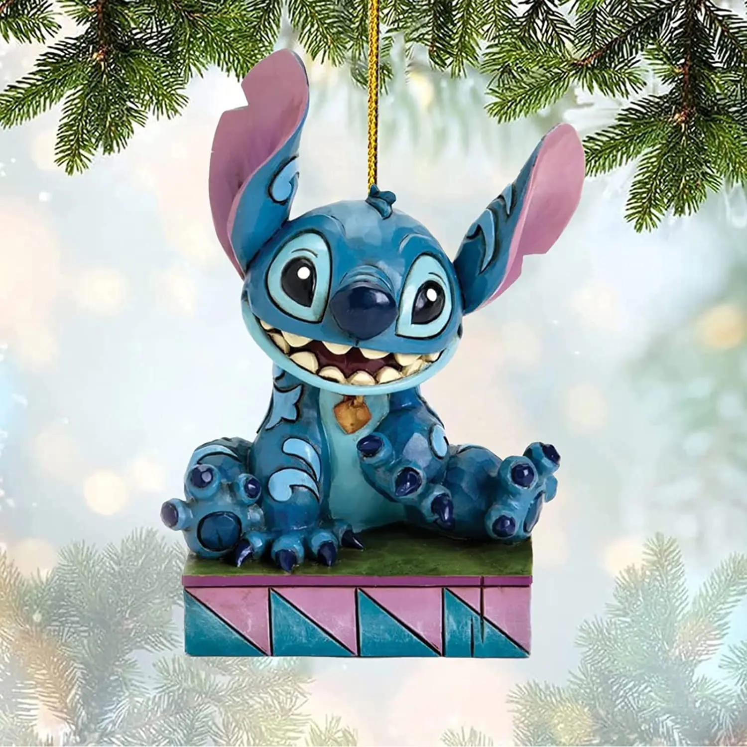 2023 Disney Stitch Christmas Pendant Xmas Tree Decoration Hanging Ornaments  Home Christmas Party Decorations Kids New Year Gifts - AliExpress