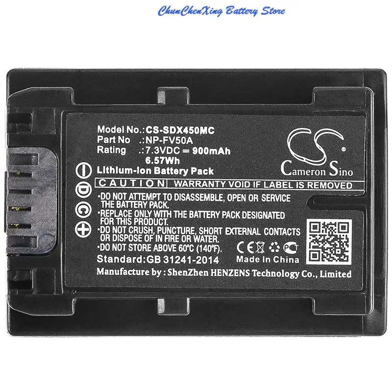 Batteria Orangeyu 900Mah/1030Mah/1600Mah/2050Mah/2700Mah/3050Mah Per Sony Fdr-Ax40,Ax45,Ax60,Cx625,Cx680,Vg30,Cx450,Ax53,Ax33