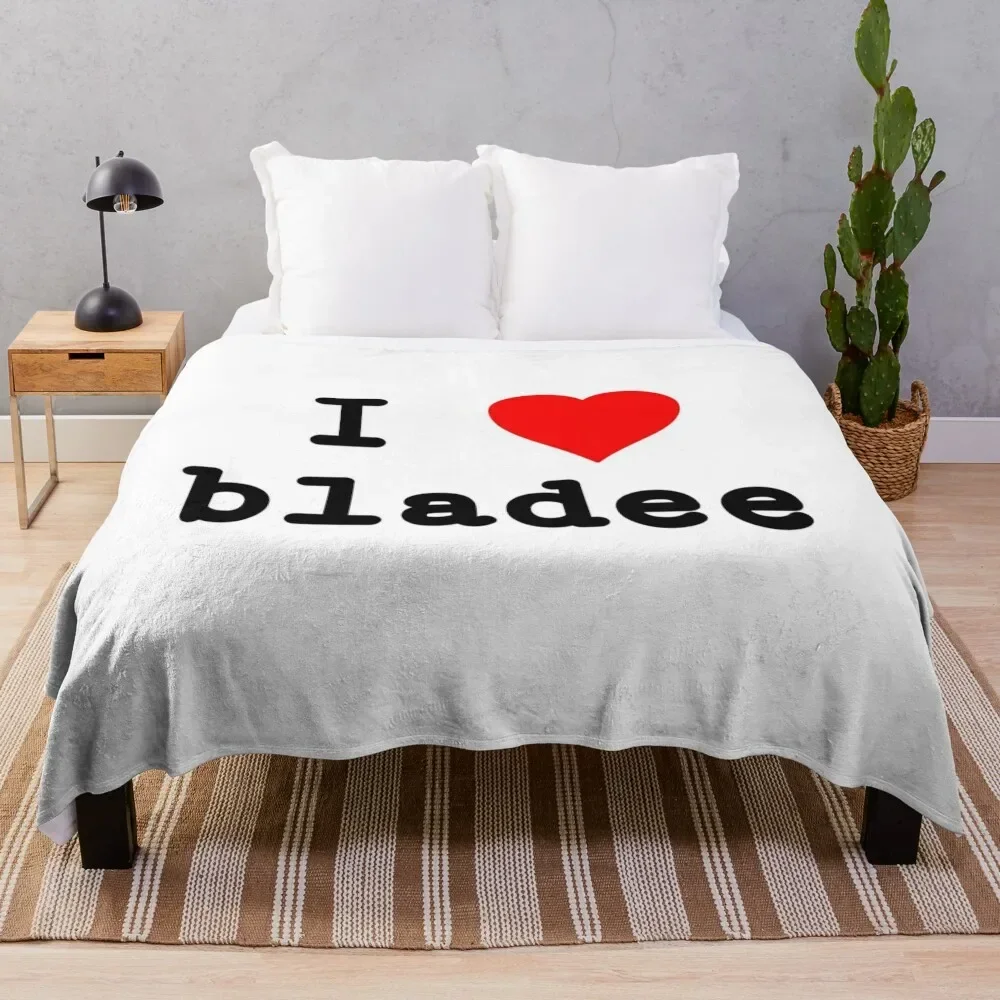 

i heart bladee Throw Blanket Sleeping Bag warm for winter Winter beds Blankets