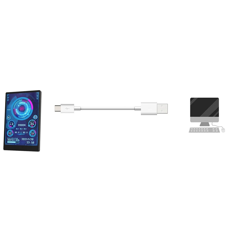 ̴ ITX ̽ 3.5 ġ IPS TYPE-C  ȭ CPU GPU RAM HDD USB ÷ AIDA64 + ĵ  ǻ 