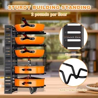 Adjustable Pot Rack Organizer for Pans