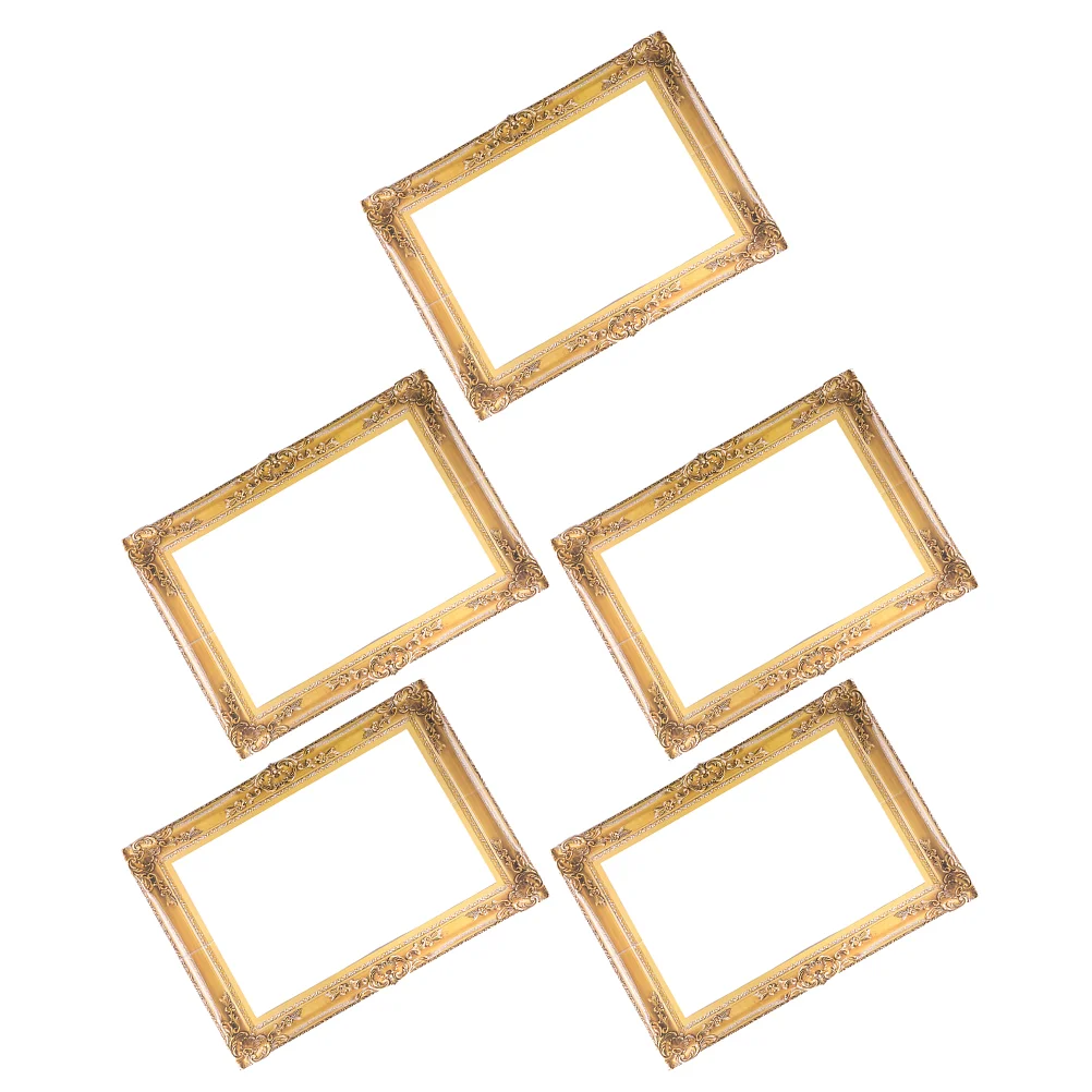 

5 Pcs Photo Frame Props Picture Frames Party Cutouts Booth Photography Wall-mounted Paper DIY