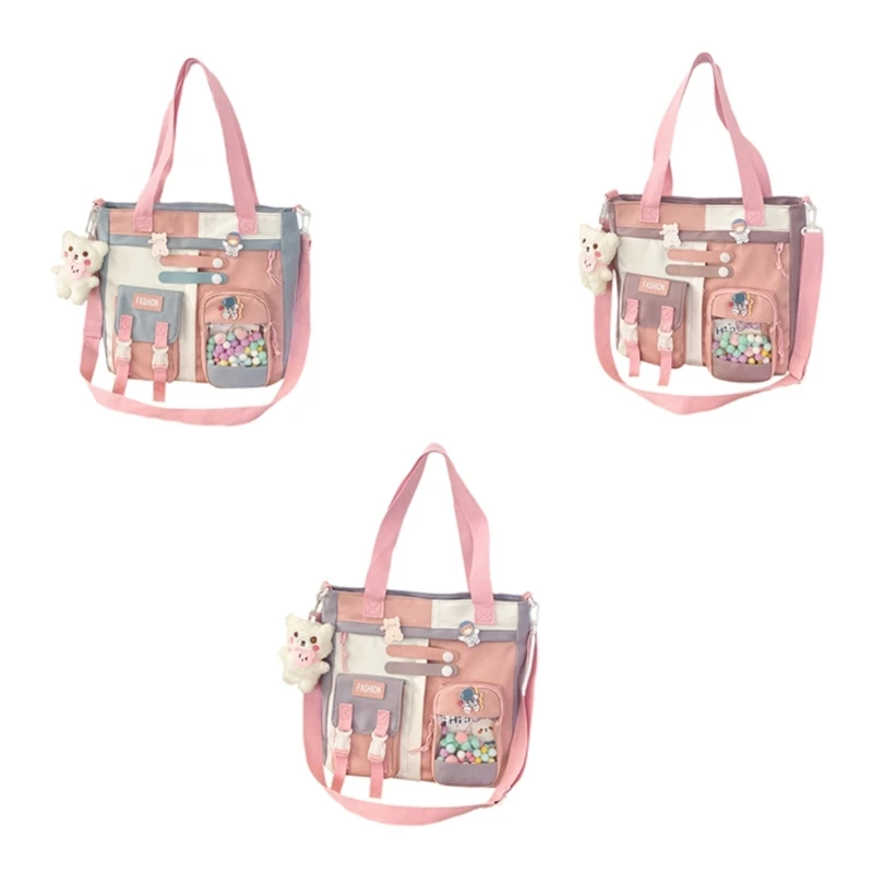

Student School Bag Sweet Cartoon Crossbody Bag Women Shoulder Bag Gift