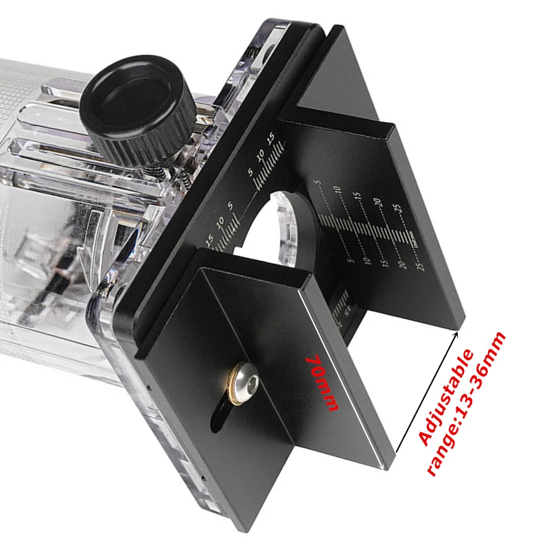 Base Per Router di Legno Compatta XHTLLO Staffa Per Scanalatura del Router di Palma 2 in 1, Per Mobili Per La Lavorazione del Legno