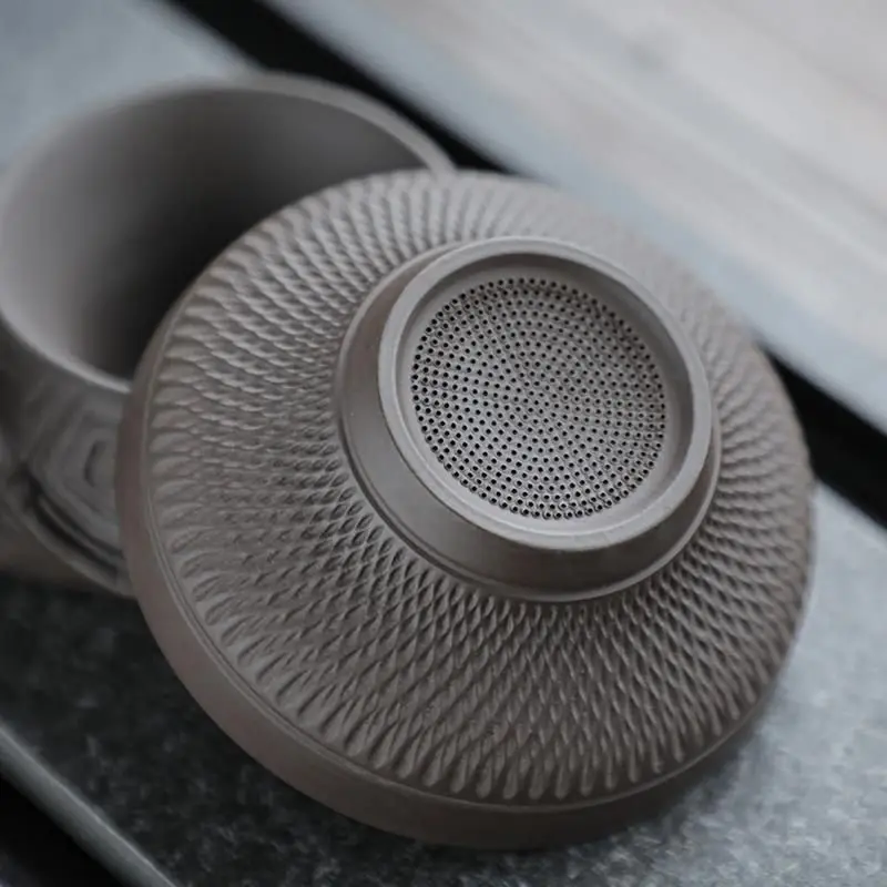 Purple clay tea filter net separator Yixing hundred hole separation accessories tea infuser tea strainer tea filter