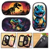 Cute Dinosaur Print Cosmetic Case Pencil Bag T-rex Skeleton Pen Box Kids Stationary Bags School Supplies Gift 1