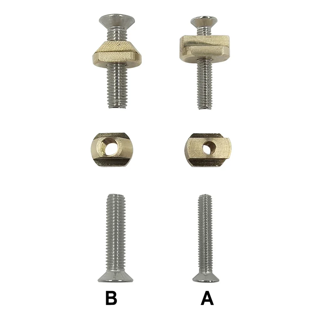 4pcs Surfboard Hydrofoil Screw Hydrofoil Mounting Screw Nut For M6 For M8 Surfboard Paddle Board Screws Nuts Surfing Accessory
