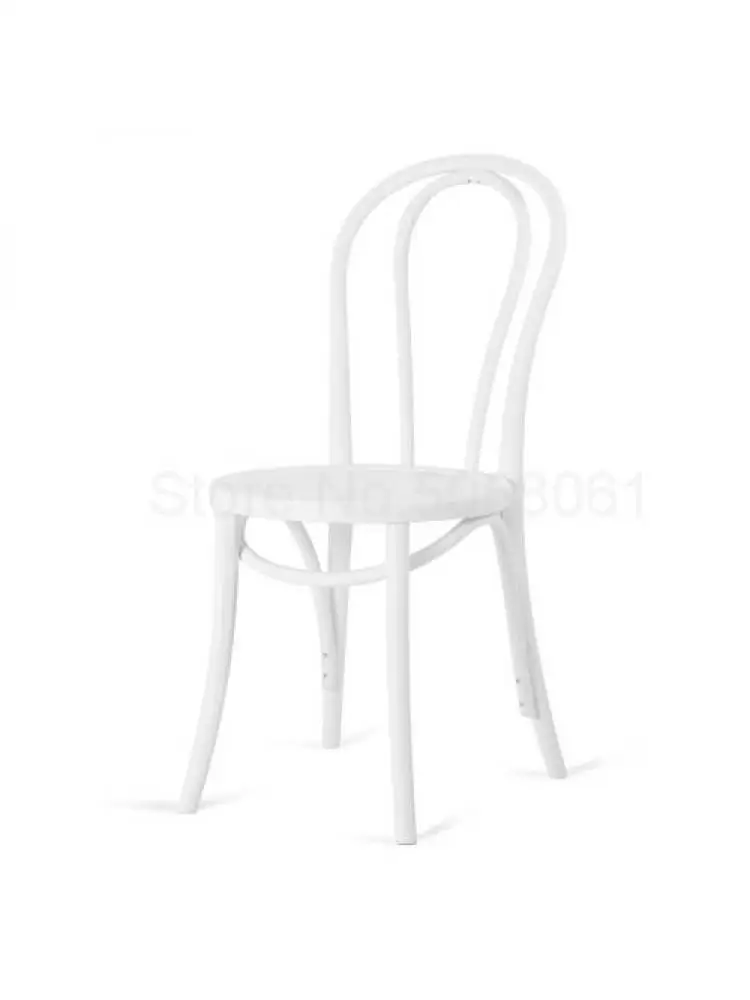 Nordic solid wood dining chair retro American wood casual simple restaurant hotel chair hotel cafe 2 from the sale