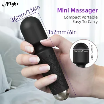 G-spot stimulation wireless dildo AV vibrator magic wand for women's Clitoral stimulator USB charging into sex toy big cock 18 5