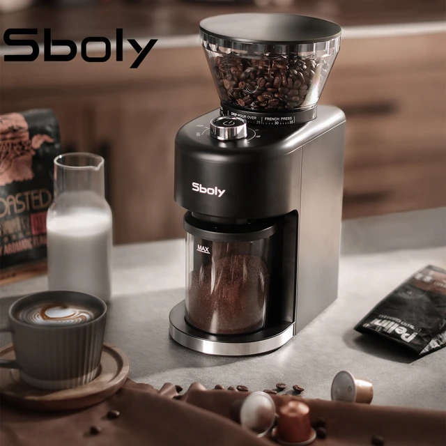 Sboly Electric Coffee Grinder Kitchen Nuts Beans Spices Grains Grinder  Machine Multifunctional Home Coffee Grinder with US Plug - AliExpress