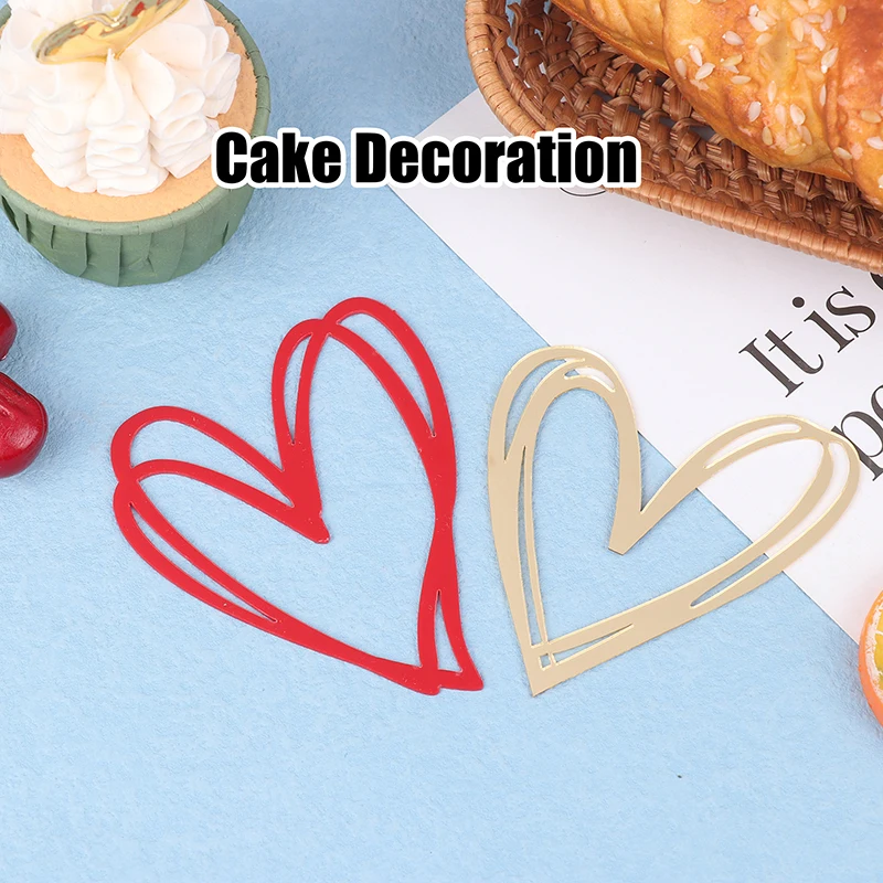 

Топпер для свадебного торта I Love You, золотой акриловый фон для годовщины, предложение на День святого Валентина, подарочное украшение для десерта