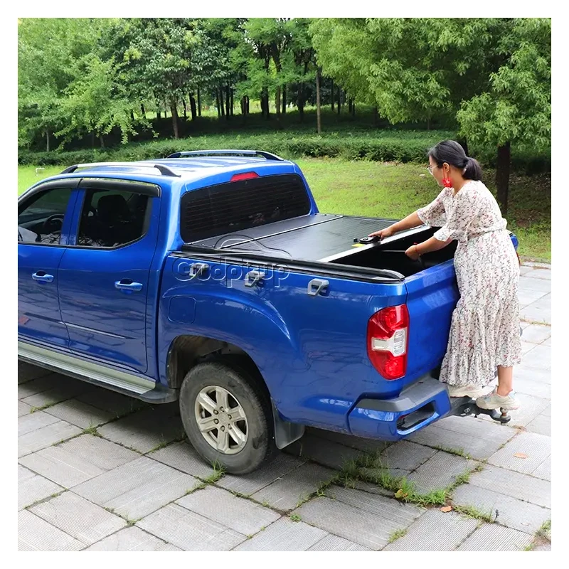 

Pickup Truck Retractable Aluminum Roller Lid Shutter Tonneau Cover for Hilux REVO VIGO