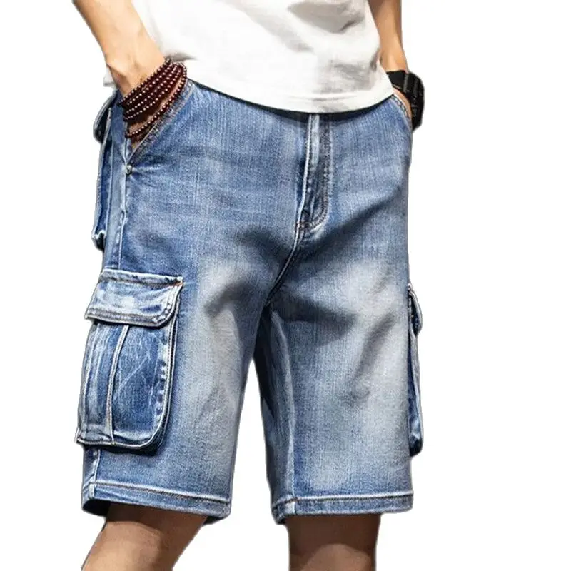 Summer Jeans Shorts Men's Denim Shorts 