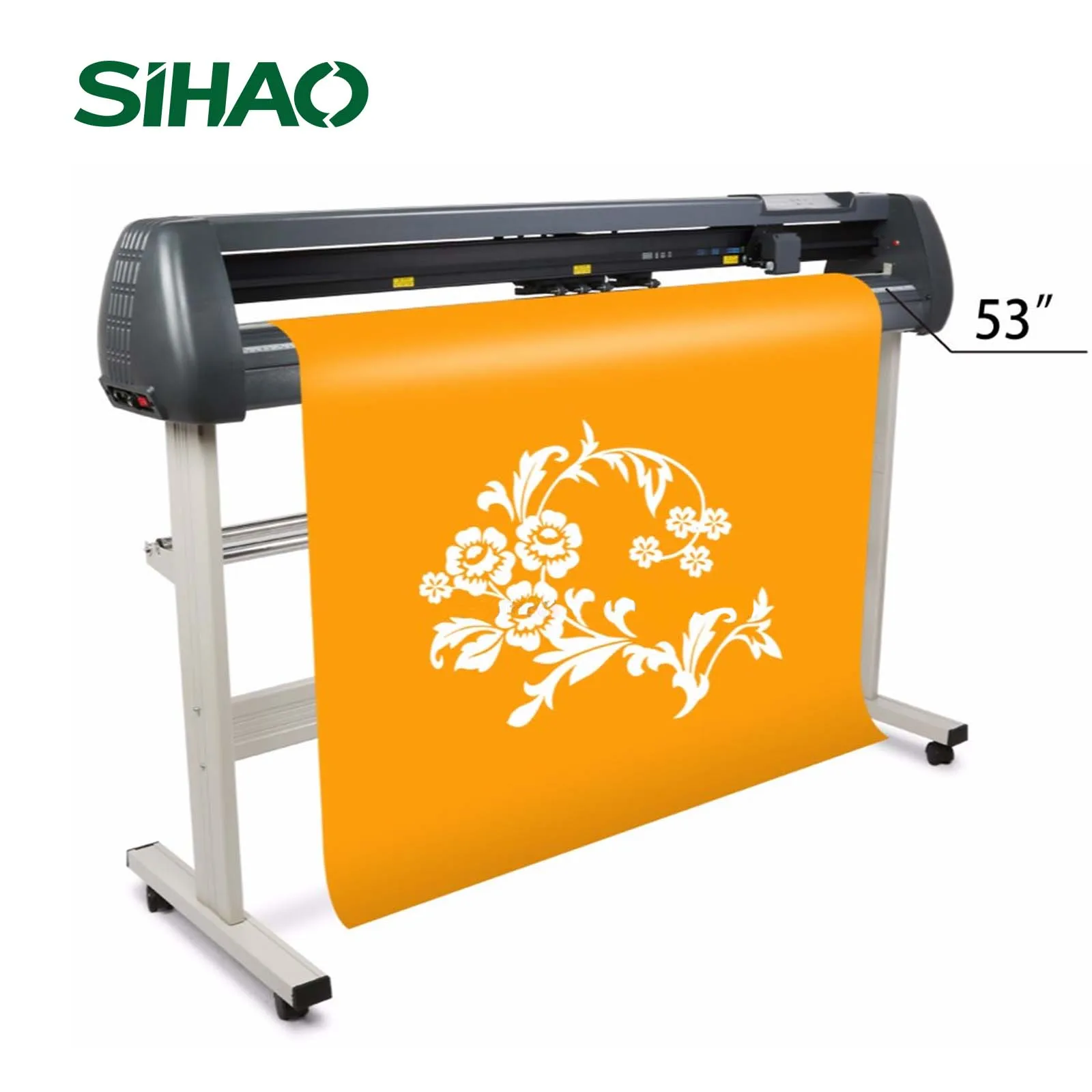 SIHAO Vinyl Cutting Plotter 53 Inch 1350mm Graph Plotter Vinly Sign Cutting Compatible With Artcut Software And Stand