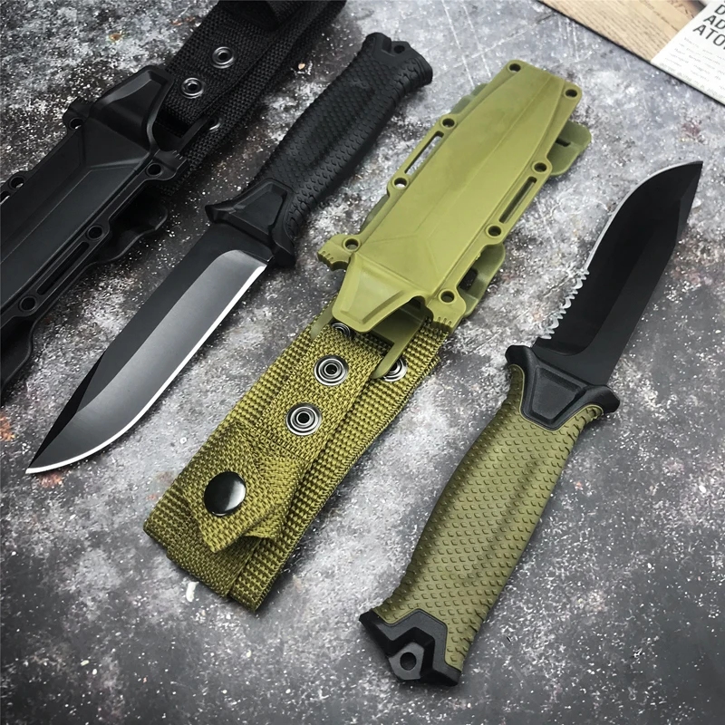 

Gb 1500 Fixed Blade Knife Military Training High Quality Outdoor Camping Hunting Survival Tactical Pocket EDC Tool Knives