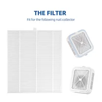 Replacement Filter Nail Vacuum Cleaner Filter For 120W Nail Dust Collector Filter Brushless Nail Dust Extractor Original Filter 1
