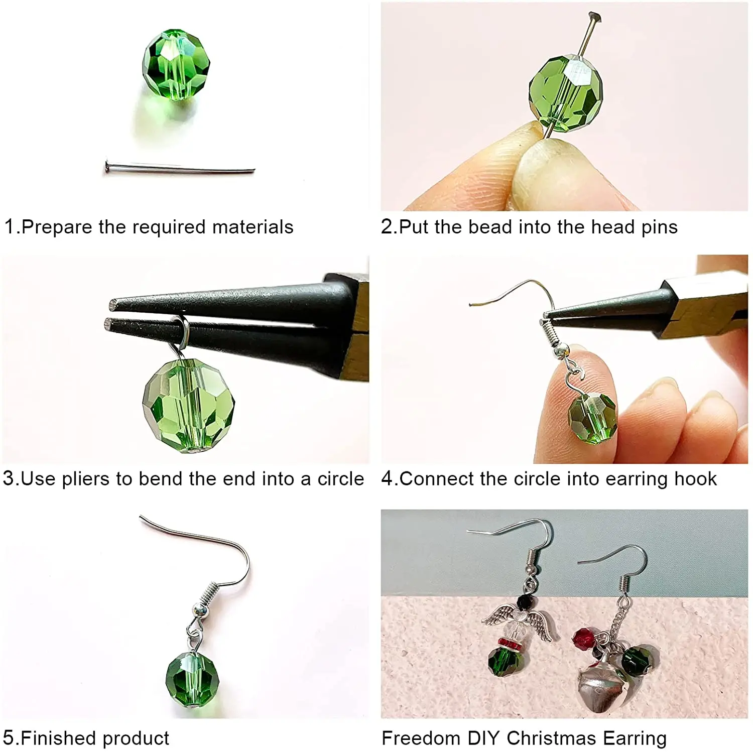 Head pins for earrings best sale