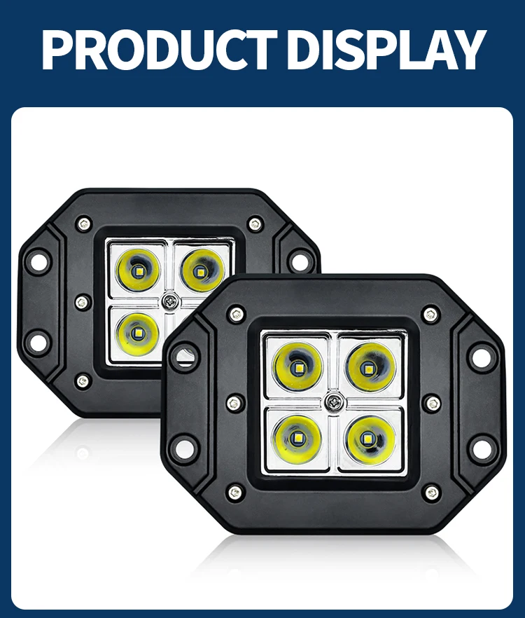 Auto Work Light Mount Work Off Road 12V 24V Spot Flood Combo LED Bar Spotlight