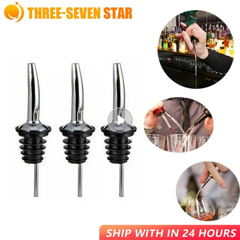 olive oil bottle sprayer bottle stopper drip wine pourers seal leak proof rubber nozzle for kitchen oil sprayer dispenser pourer 1/3 Pcs Oil Bottle Stopper Lock Plug Seal Leak-proof Food Grade Rubber Nozzle Sprayer Liquor Dispenser Wine Pourer Kitchen Tool