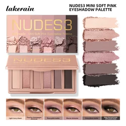 Rich Pigment Long - Lasting Neutral Eyeshadow Palette - Blendable Matte Nudes (1 pc)