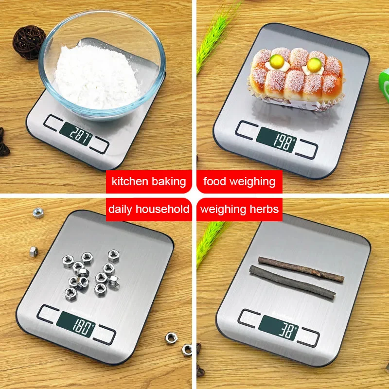 Balance de cuisine numérique électronique intelligente,15 noix/1g,pour