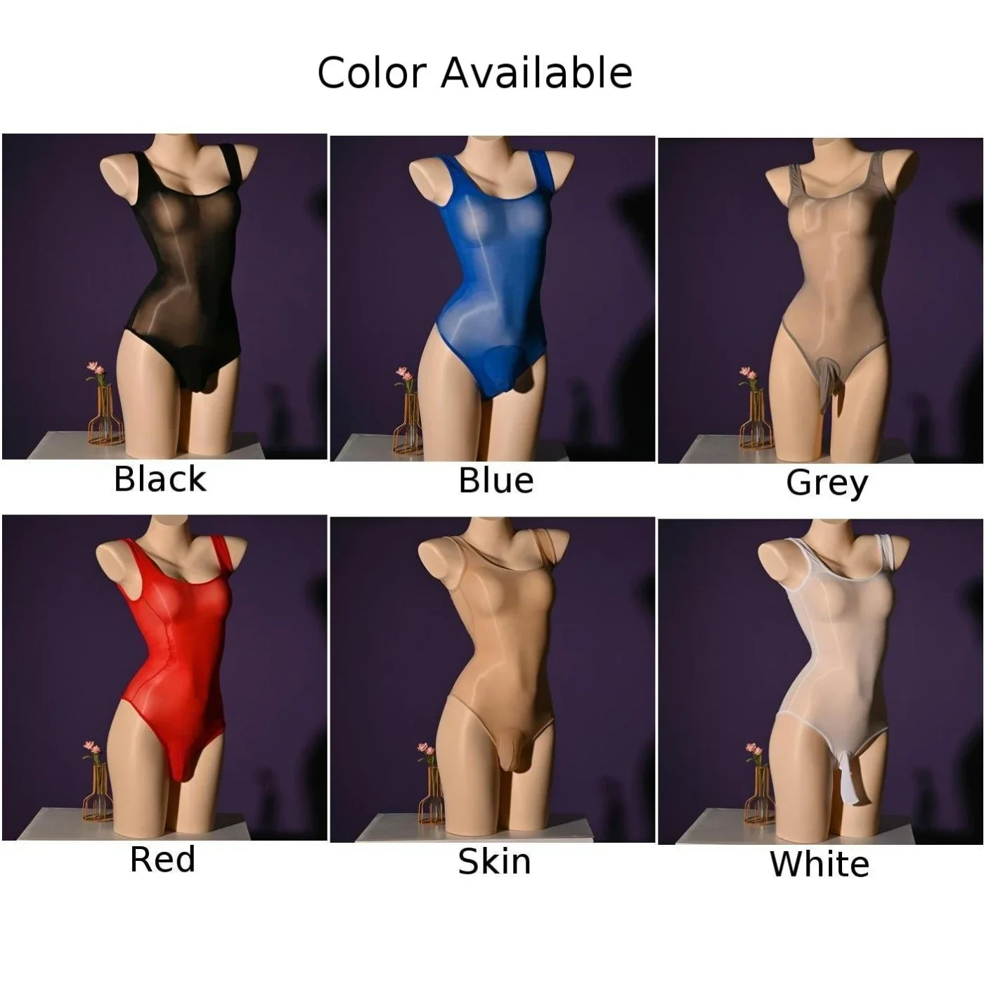 Men men bodysuits men jumpsuits Oil Glossy Jumpsuit Gay Leotard Wrestlings Singlet Long Sleeve Underwear With Peni Sheath Nightclub
