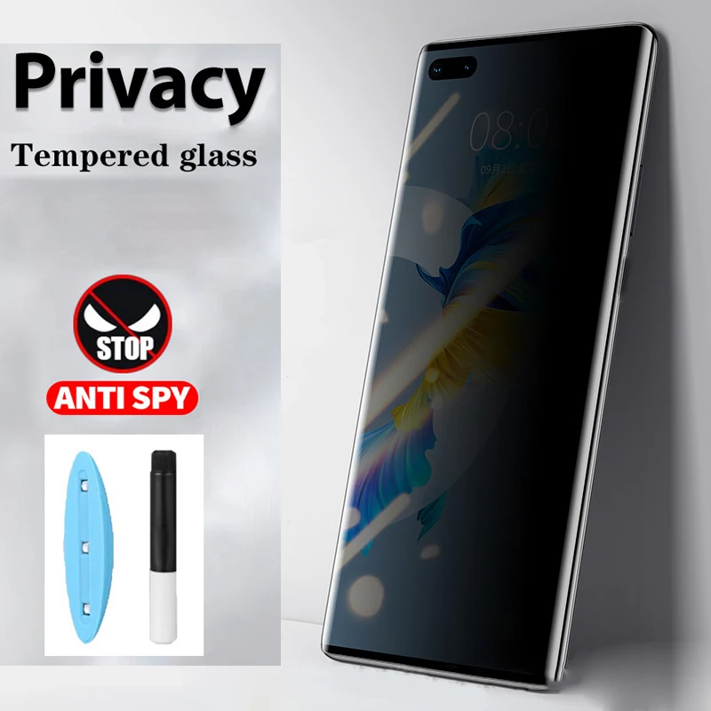 Per Samsung S23 Pellicola Salvaschermo Uv In Vetro Ultra Temperato Galaxy S21 S20 S22 Ultra S8 S9 S10 Plus Note 20 Pellicola Anti Spia