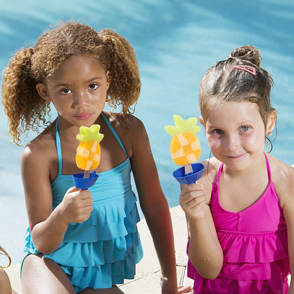 Drip-Proof Popsicle Rack Spill Proof Ice Guard Holder Pop No Drop Kids Handheld Ice Cream Holders Anti-drip Popsicles Tray popsicle rack popsicle holders sleeves ice cream cone holder ice cream stick tools