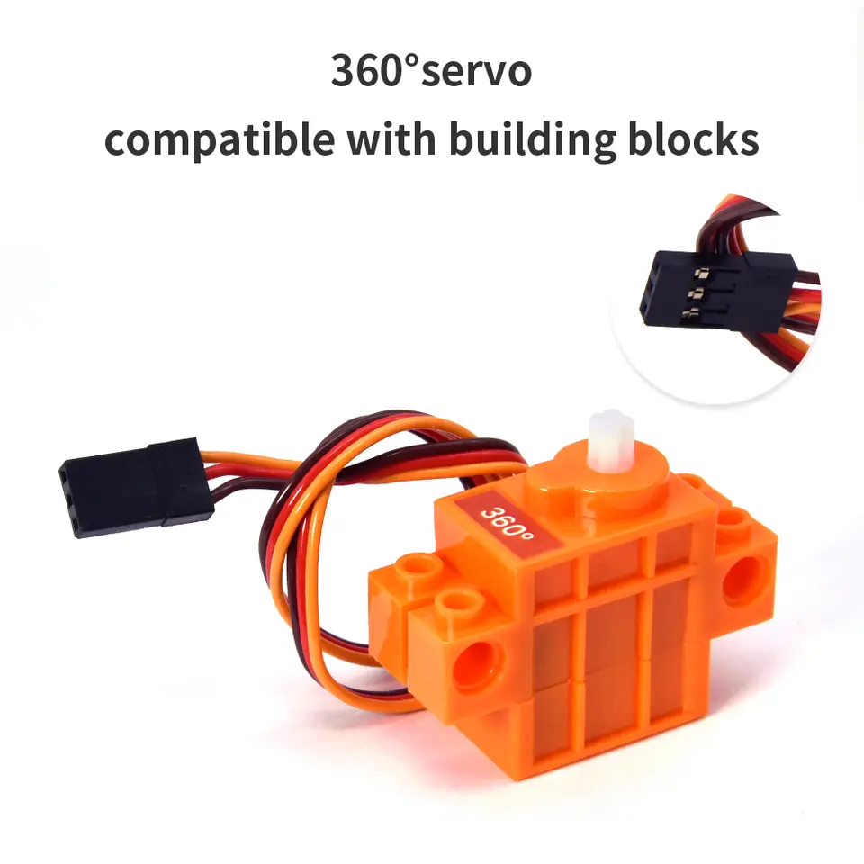 2KG Programmable 270° 360° Servo Motor Compatible With Lego Building Blocks For Arduino Projects DIY Electronic Parts image 4