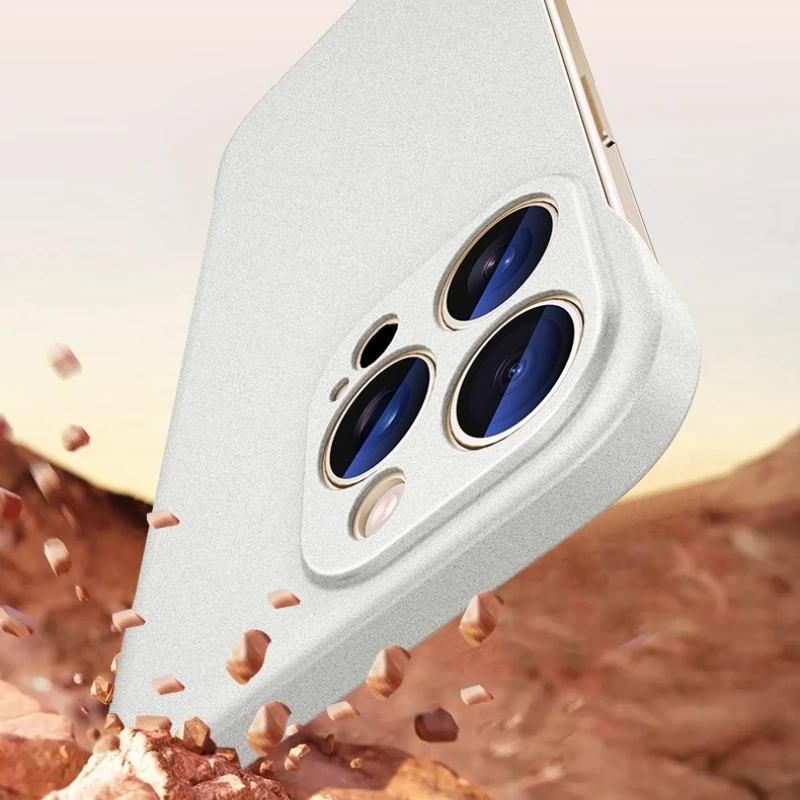 Matte Ultra Thin Sandstone Frameless Shockproof Phone Case