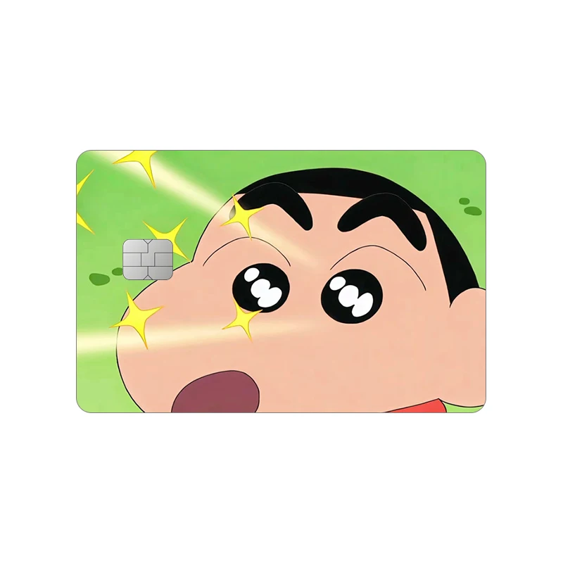 Crayon Shin-chan Karten-Aufkleber Cartoon Schüler-Patches Anime Lernmaterialien Exquisite ID-Dokumente Bus-U-Bahn-Aufkleber Geschenk – Detail 12