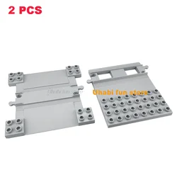 Jumbo Building Blocks Train Set - Interactive Educational Bricks Toy (2pcs track platform)