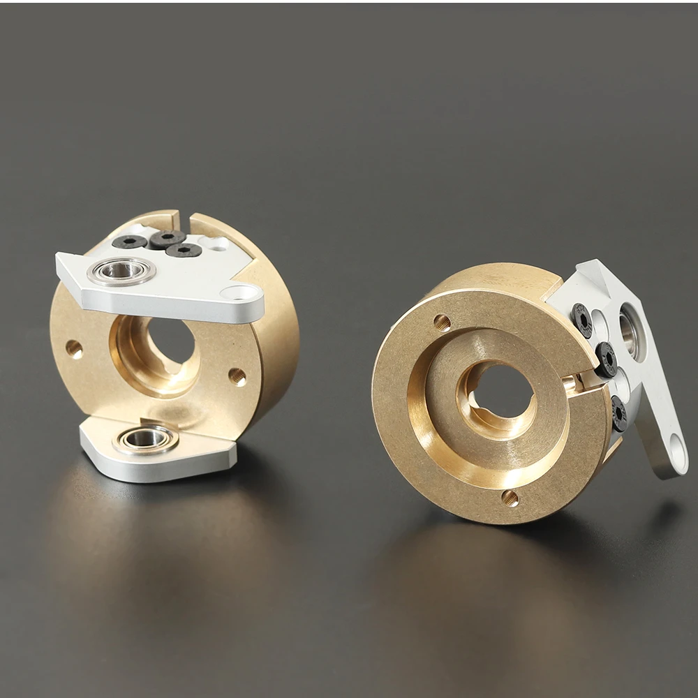 1/10 RC Crawler 2pcs Heavy Duty Brass Counter Weight AR60 Axle Steering