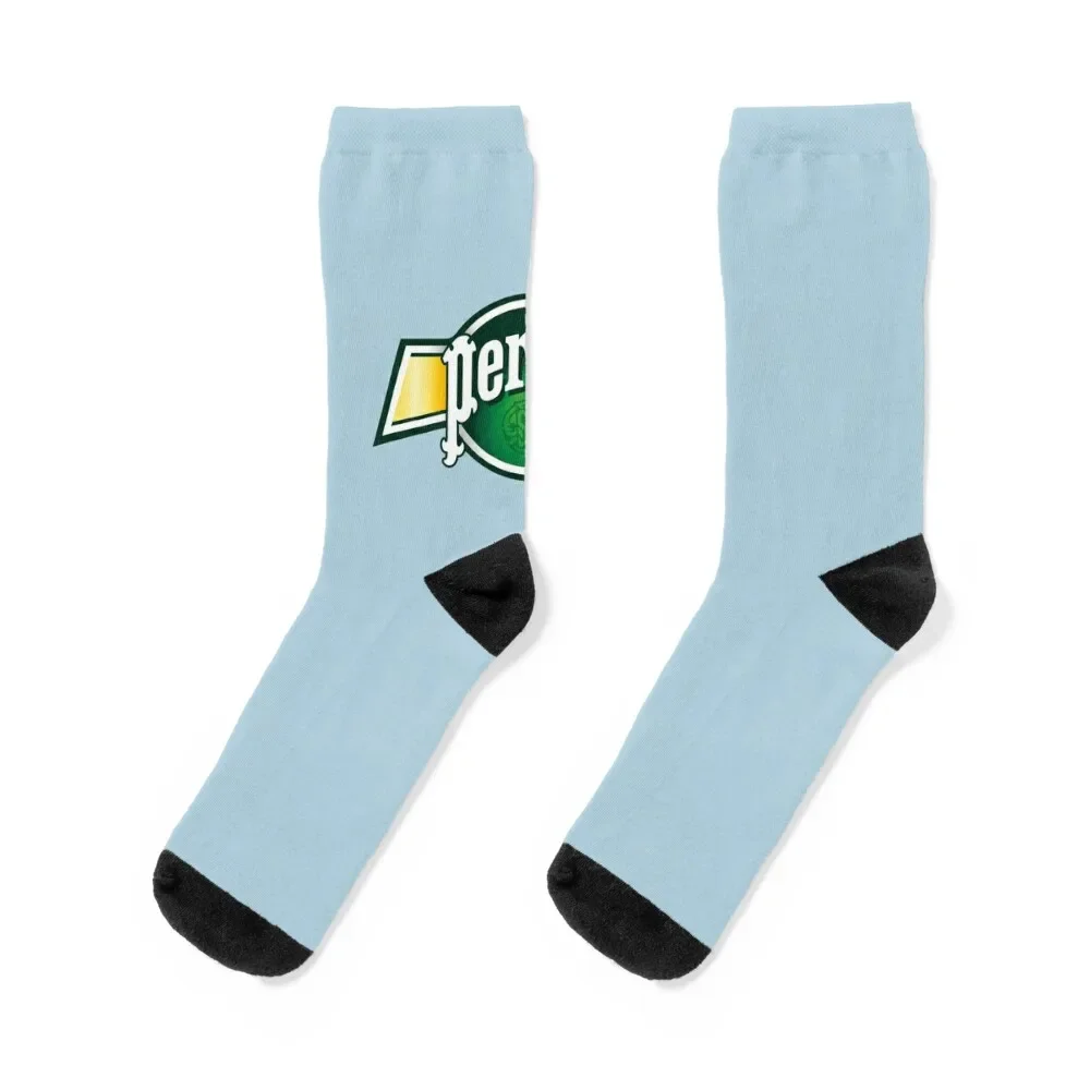 

Perrier Bottle Essential T-Shirt Socks anti slip football men cotton high quality gym Socks For Women Men's