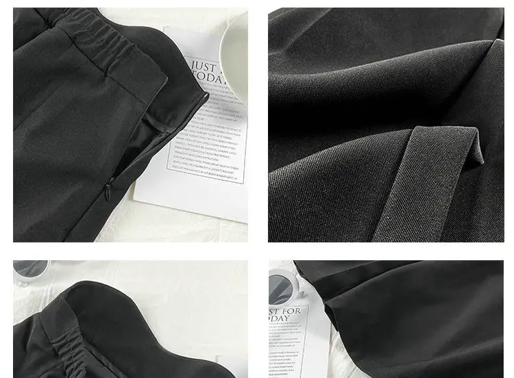 skater skirt College Preppy Style Pleated Skirt Women's 2022 Spring Elastic High Waist Covering Flesh A-line Skirt Fat MM Thin Pleated Skirt black skirt