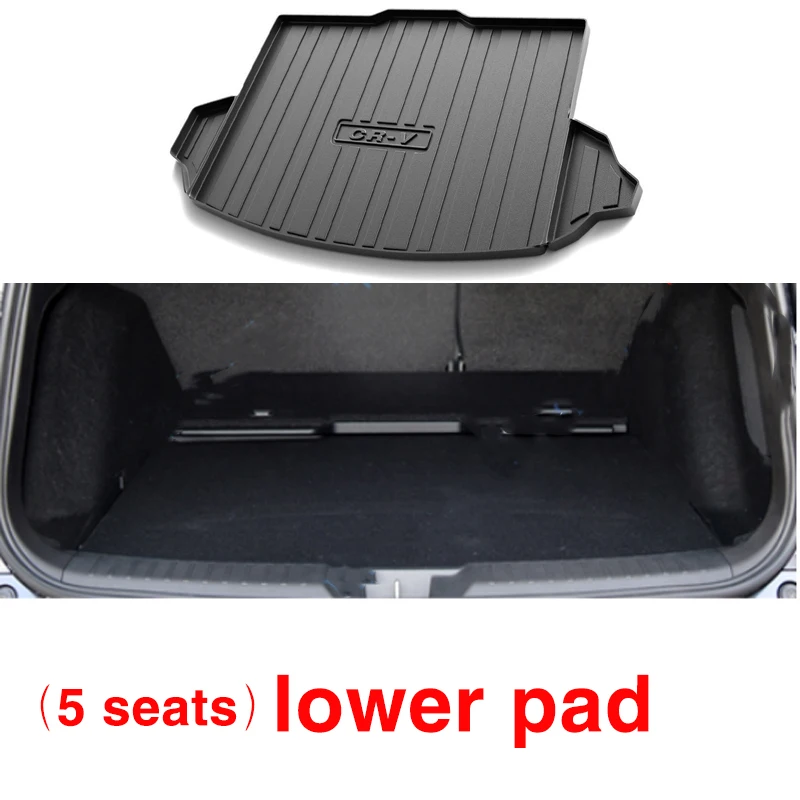 Tappetini per bagagliaio per Honda CR-V CRV CR V RS MK6 2023 2024 2025 TPE tappetini per bagagliaio posteriore impermeabili vassoio tappeti accessori Auto - Image 4