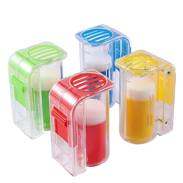 1Db Queen Méh Marker Palack Ketrec Műanyag Jelölő Fogó Dugattyú Plüss Kerti Méhészeti Kellékek - Image 2