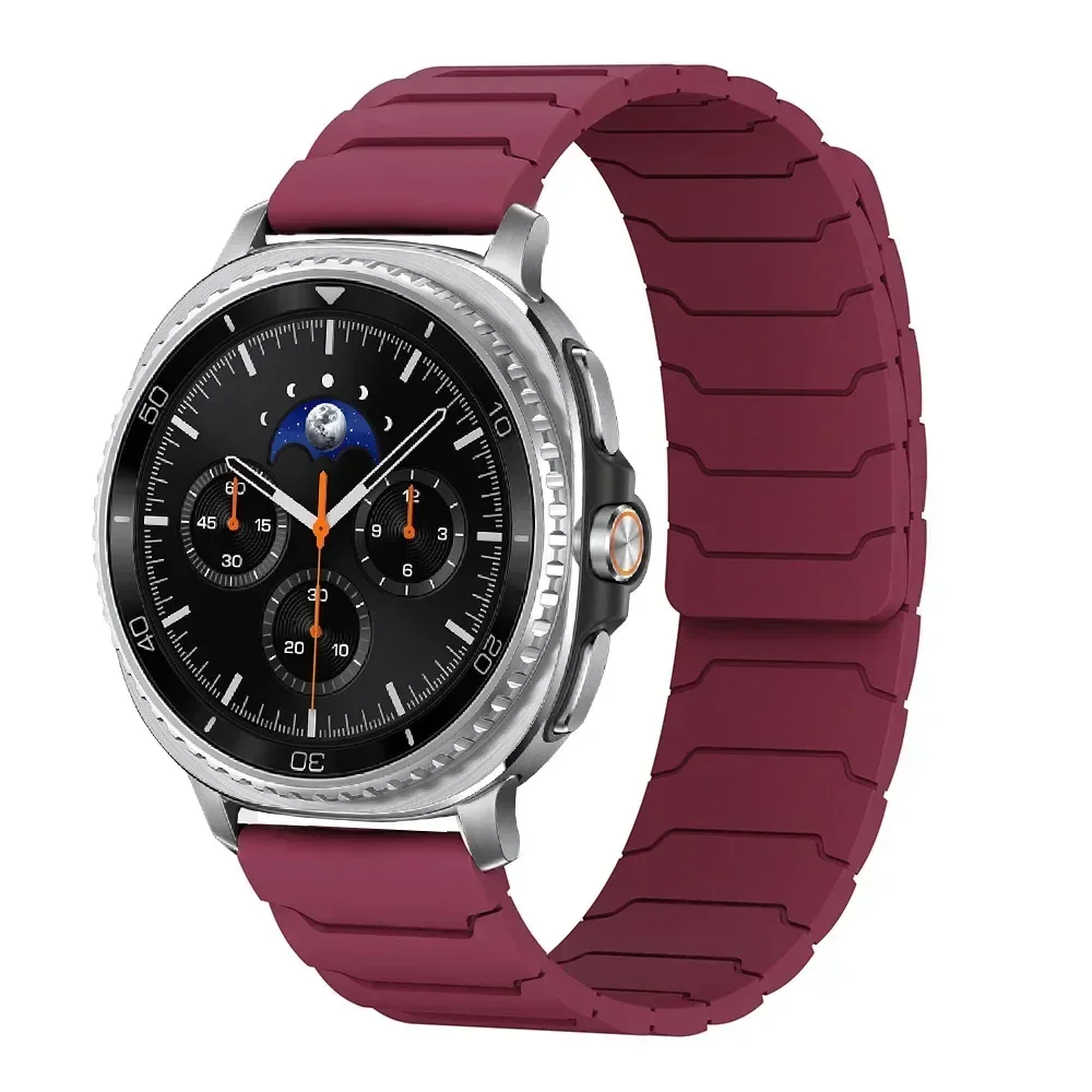 Magnetic Loop Silicone Sports Strap - No-Gap Replacement Watch Band